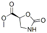 Structure of 5-Oxazolidinecarboxylicacid, 2-oxo-, methyl ester, (5S)-