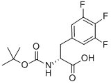 Structure of BOC-D-3,4,5-TRIFLUOROPHENYLALANINE
