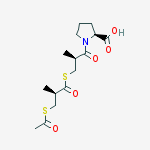 Structure of (2s)-1-[(2s)-3-[(2r)-3-acetylsulfanyl-2-methylpropanoyl]sulfanyl-2-methylpropanoyl]pyrrolidine-2-carboxylic Acid