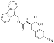 Structure of Fmoc-D-4-Cyanophenylalanine