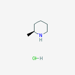 Structure of (2S)-2-methylpiperidine,hydrochloride