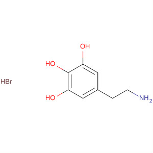 Structure of 1,2,3-Benzenetriol, 5-(2-aminoethyl)-, hydrobromide