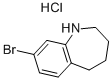 Structure of 8-BROMO-2,3,4,5-TETRAHYDRO-1H-BENZO[B]AZEPINE HYDROCHLORIDE