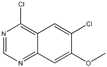 Structure of 4,6-Dichloro-7-methoxyquinazoline