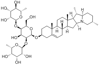 Structure of ALPHA-CHACONINE