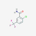 2-Chloro-5-(trifluoromethyl)benzamide结构式