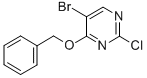 Structure of 4-BENZYLOXY-5-BROMO-2-CHLOROPYRIMIDINE