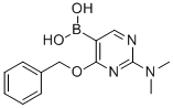 4-苄氧基-2-二甲基氨基-嘧啶-5-硼酸结构式