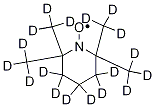 Structure of 2,2,6,6-Tetramethylpiperidine-d18-1-oxyl