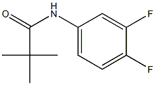 Propanamide, N-(3,4-difluorophenyl)-2,2-dimethyl-结构式