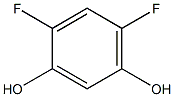 Structure of 1,3-Benzenediol,4,6-difluoro-