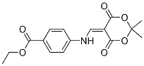 Structure of 4-[(2,2-DiMethyl-4,6-dioxo-[1,3]dioxan-5-ylideneMethyl)-aMino]-benzoic acid 
ethyl ester