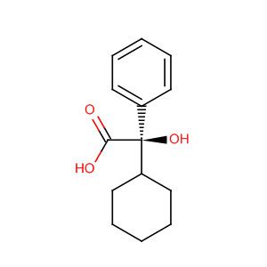 (2R)-2-环己基-2-羟基-2-苯基乙酸结构式