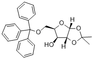 Structure of 1,2-O-ISOPROPYLIDENE-5-O-TRIPHENYLMETHYL-ALPHA-D-XYLOFURANOSIDE