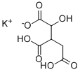 Structure of DL-ISOCITRIC ACID MONOPOTASSIUM SALT