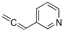 Structure of Pyridine, 3-(1,2-propadienyl)-