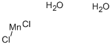 Structure of MANGANESE(II) CHLORIDE DIHYDRATE