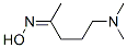 Structure of 2-PENTANONE,5-(DIMETHYLAMINO)-,OXIME