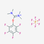 Structure of PFTU,Pentafluorphenol-tetramethyluronium hexafluorophosphate
