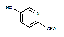 Structure of 3-Pyridinecarbonitrile,6-formyl-
