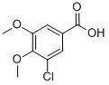 Structure of 3-CHLORO-4 5-DIMETHOXYBENZOIC ACID  97