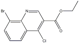 Structure of Ethyl 8-bromo-4-chloroquinoline-3-carboxylate