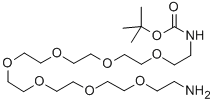Structure of O-(2-AMINOETHYL)-O-(2-(BOC-AMINO)ETHYL)