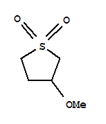 Structure of 3-METHOXYSULFOLANE (SEE 1470)
