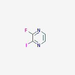 2-Fluoro-3-iodopyrazine结构式
