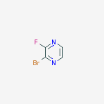Structure of 2-bromo-3-fluoropyrazine