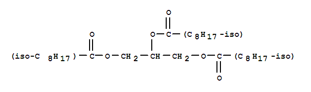 Chemical structure of TRIISONONANOIN