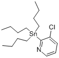 3-氯-2-(三丁基锡烷基)吡啶结构式