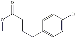 Structure of 4-Chlorobenzenebutanoic acid methyl ester