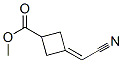 CYCLOBUTANECARBOXYLIC ACID 3-(CYANOMETHYLENE)-,METHYL ESTER结构式