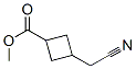 Structure of CYCLOBUTANECARBOXYLIC ACID 3-(CYANOMETHYL)-,METHYL ESTER