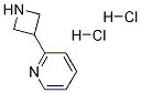 Structure of 2-(azetidin-3-yl)pyridine dihydrochloride