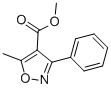 Structure of METHYL 5-METHYL-3-PHENYL-4-ISOXAZOLECARBOXYLATE