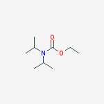 Structure of ethyl dipropan-2-ylcarbamate