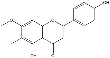 Structure of 5,4'-Dihydroxy-6-methyl-7-methoxyflavanone