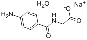 Structure of 4-Aminohippuricacid,sodiumsaltsalthydrate