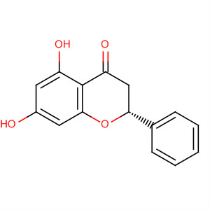 Structure of 4H-1-Benzopyran-4-one, 2,3-dihydro-5,7-dihydroxy-2-phenyl-, (2R)-