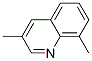 Structure of 3,8-Dimethylquinoline