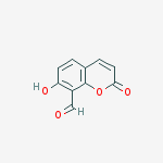 7-hydroxy-2-oxo-2h-chromene-8-carbaldehyde结构式