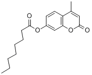 Structure of 4-METHYLUMBELLIFERYL CAPRYLATE