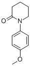 Structure of 1-(4-METHOXY-PHENYL)-PIPERIDIN-2-ONE