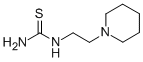 Structure of 1-(2-PIPERIDINOETHYL)-2-THIOUREA