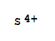 Structure of Sulfur, ion (S4+)
