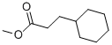 Chemical structure of CYCLOHEXANEPROPIONIC ACID METHYL ESTER