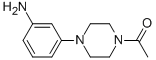 1-[4-(3-AMINOPHENYL)PIPERAZIN-1-YL]ETHANONE结构式