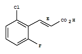 Structure of TRANS-2-CHLORO-6-FLUOROCINNAMIC ACID 9&